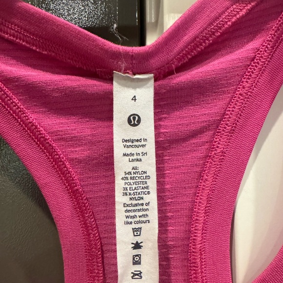 Pink Racerback Tank Top - Picture 3 of 3